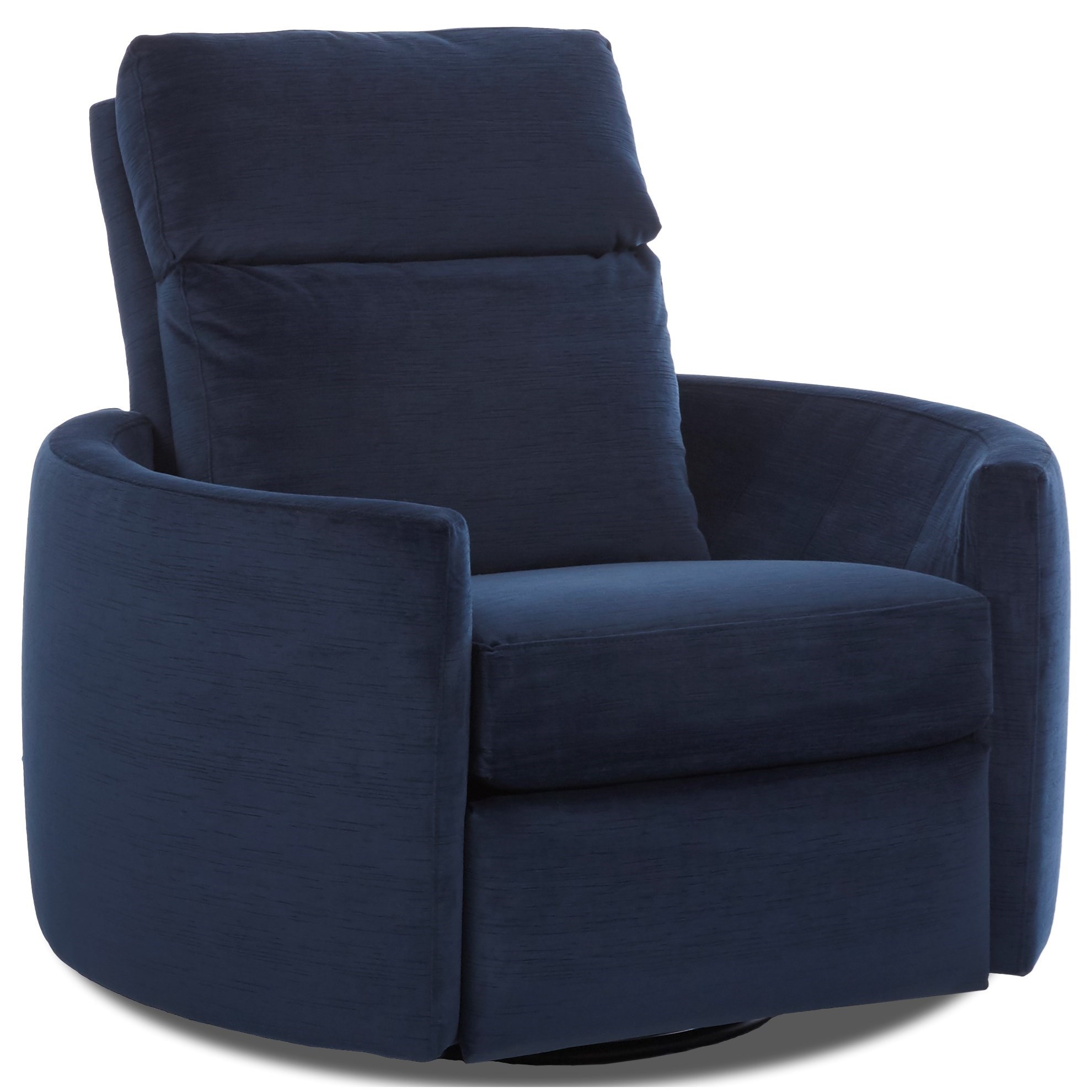 Klaussner Cosmo Contemporary Power Reclining Swivel Chair | Sheely's